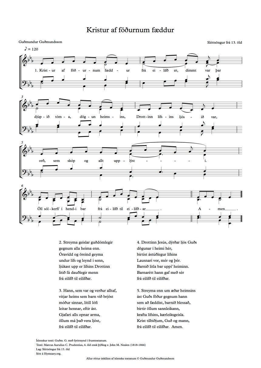 Kristur af föðurnum fæddur01